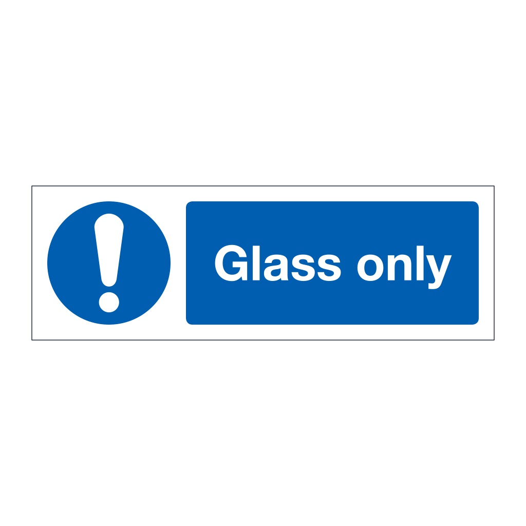 Glass only (Marine Sign)