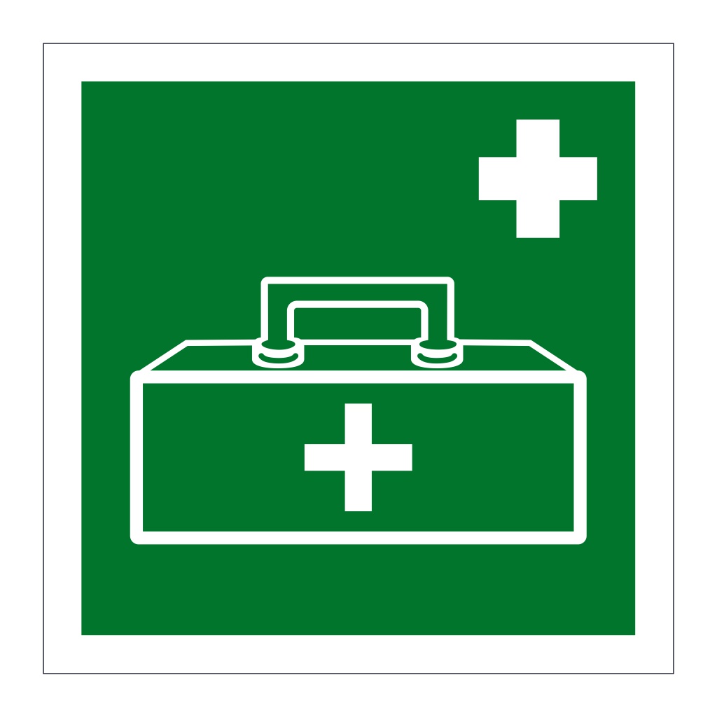 Medical grab bag symbol (Marine Sign)