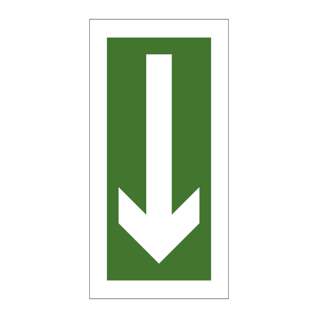 Directional arrow (Marine Sign)
