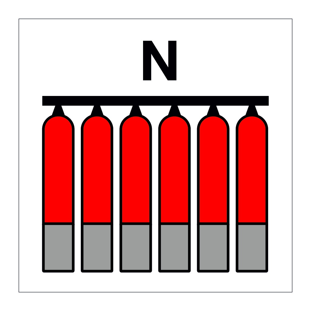 Nitrogen fixed fire extinguishing battery (Marine Sign)