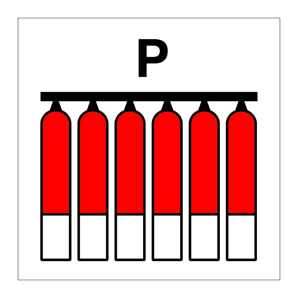 Powder Fixed fire extinguishing battery (Marine Sign)