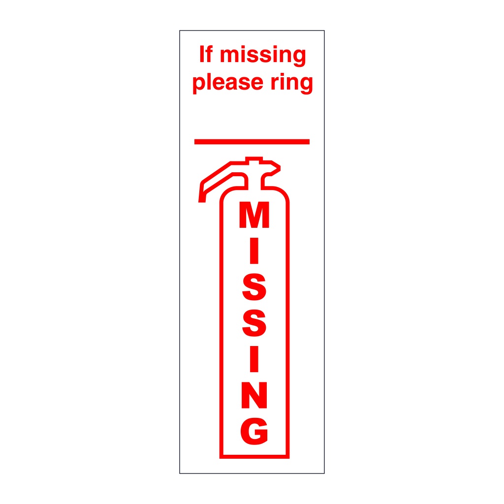 Missing fire equipment (Marine Sign)