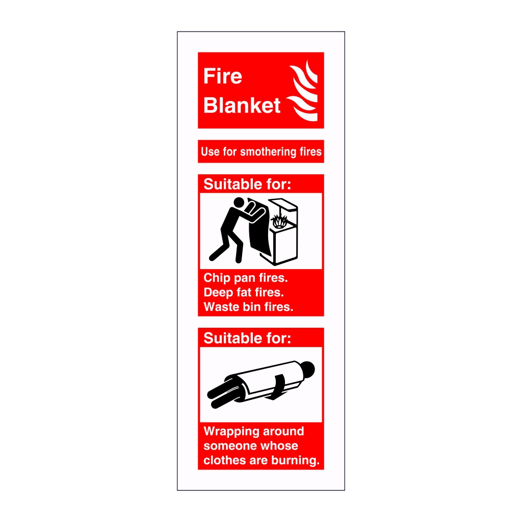 Fire blanket identification (Marine Sign)