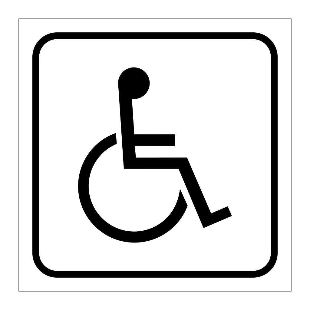 Access for disabled persons (Marine Sign)