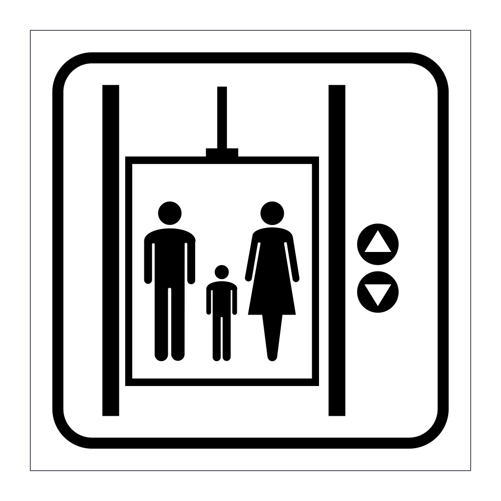 Lift Sign (Marine Sign)