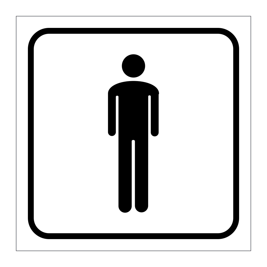 Mens toilets (Marine Sign)