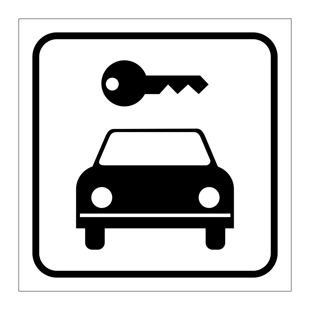 Car hire (Marine Sign)