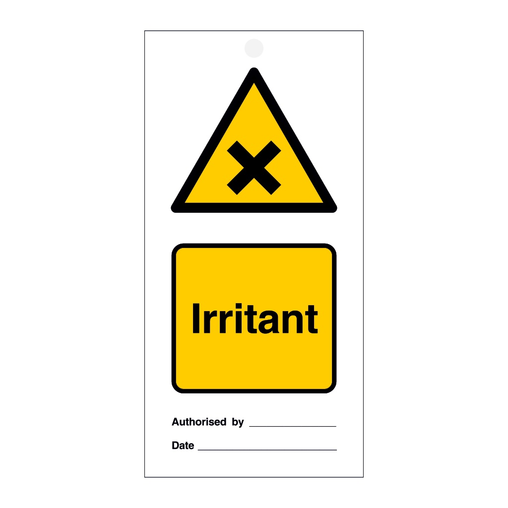 Irritant tie tag Pack of 10 (Marine Sign)