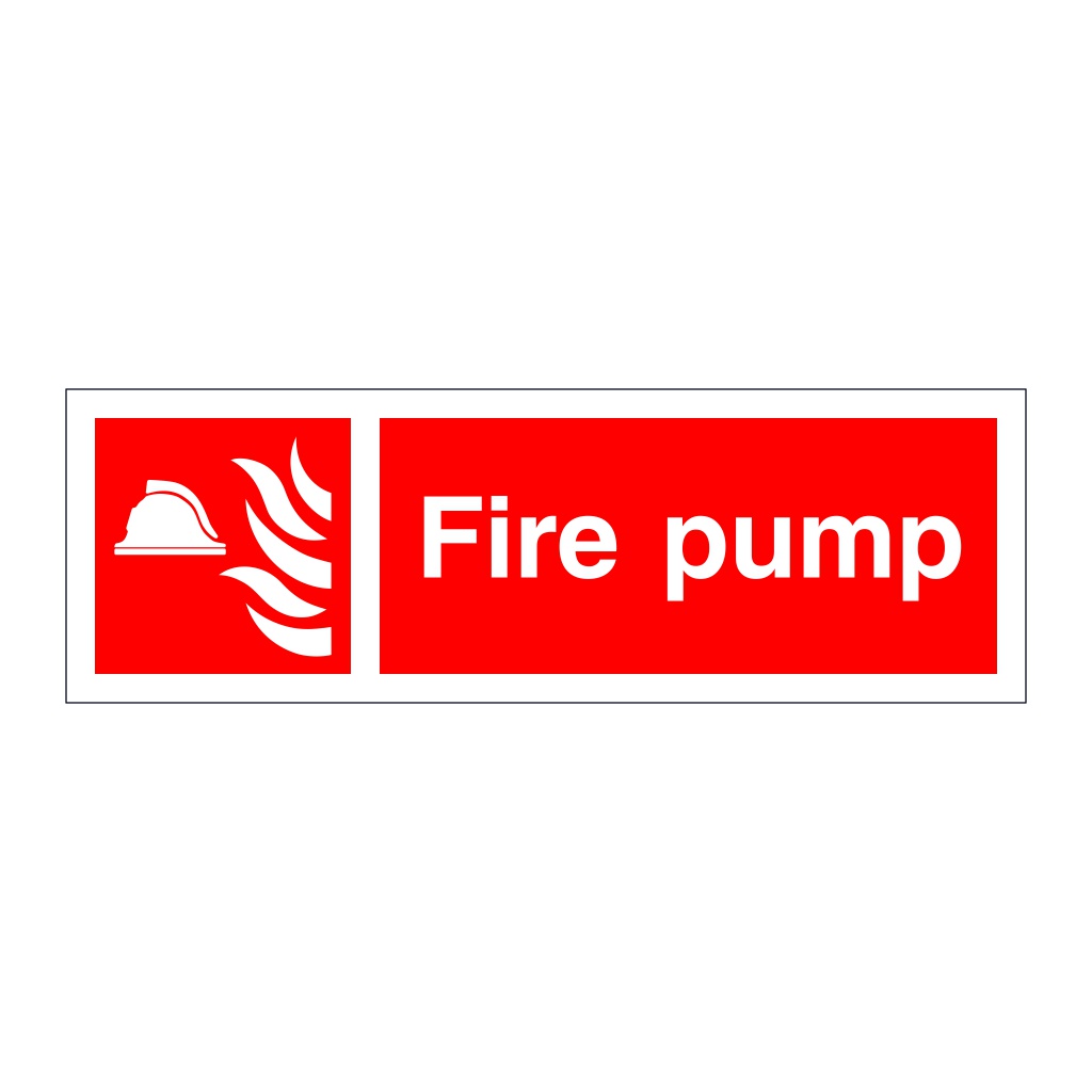 Fire pump (Marine Sign)