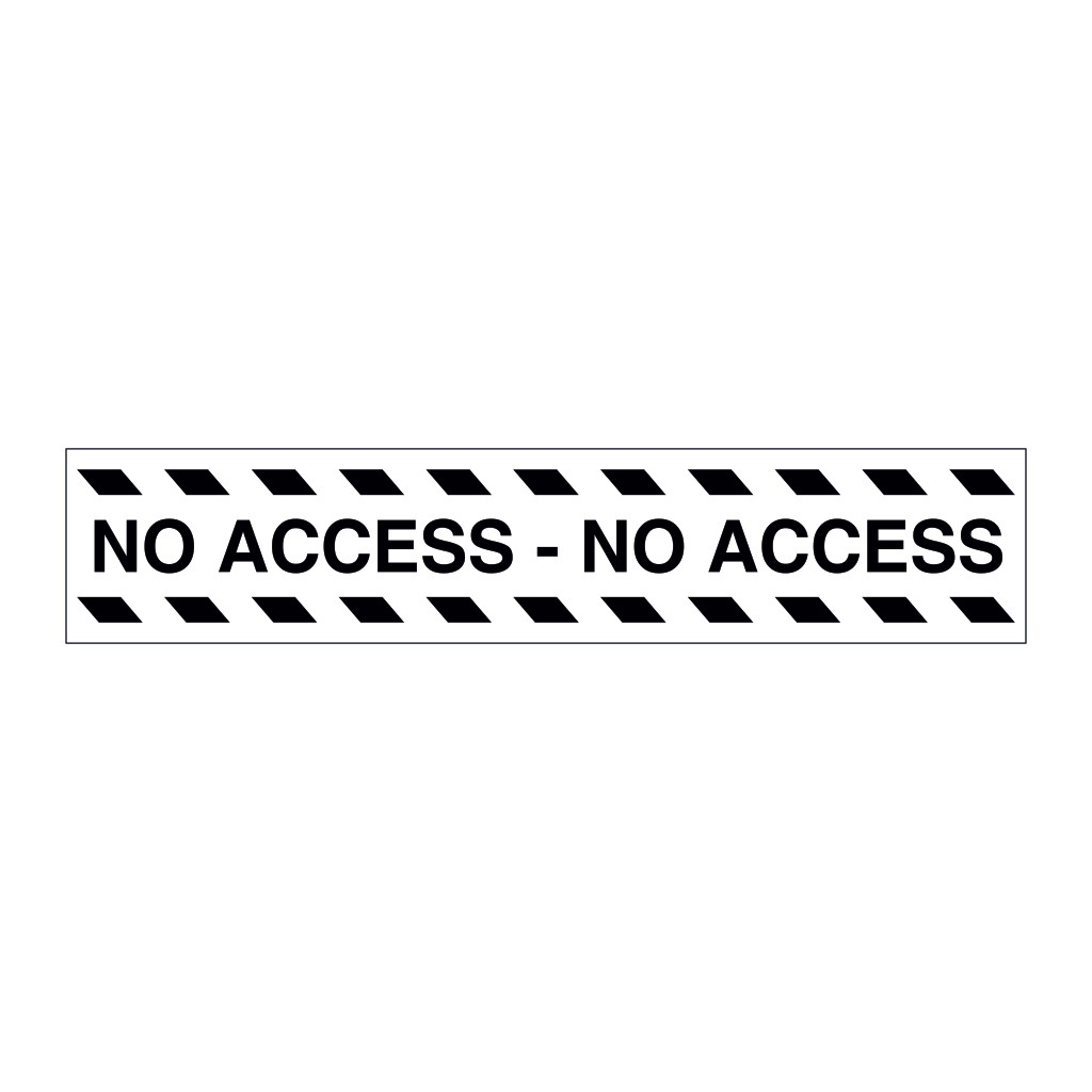 No Access (Marine Sign)