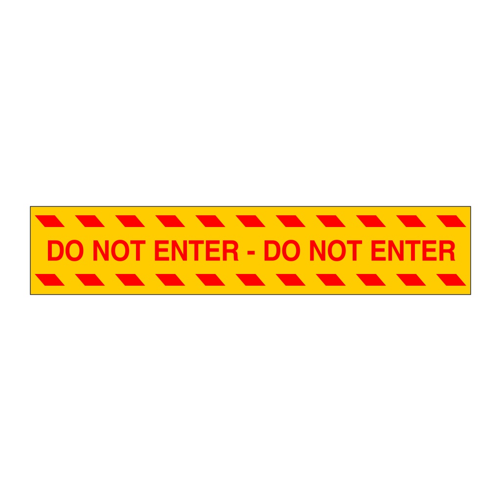 Do not enter (Marine Sign)