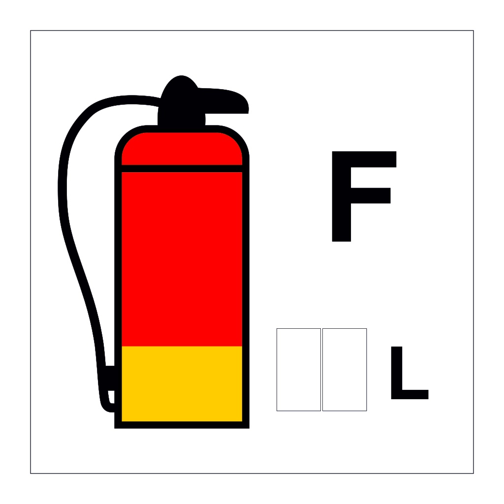 Foam fire extinguisher (Marine Sign)