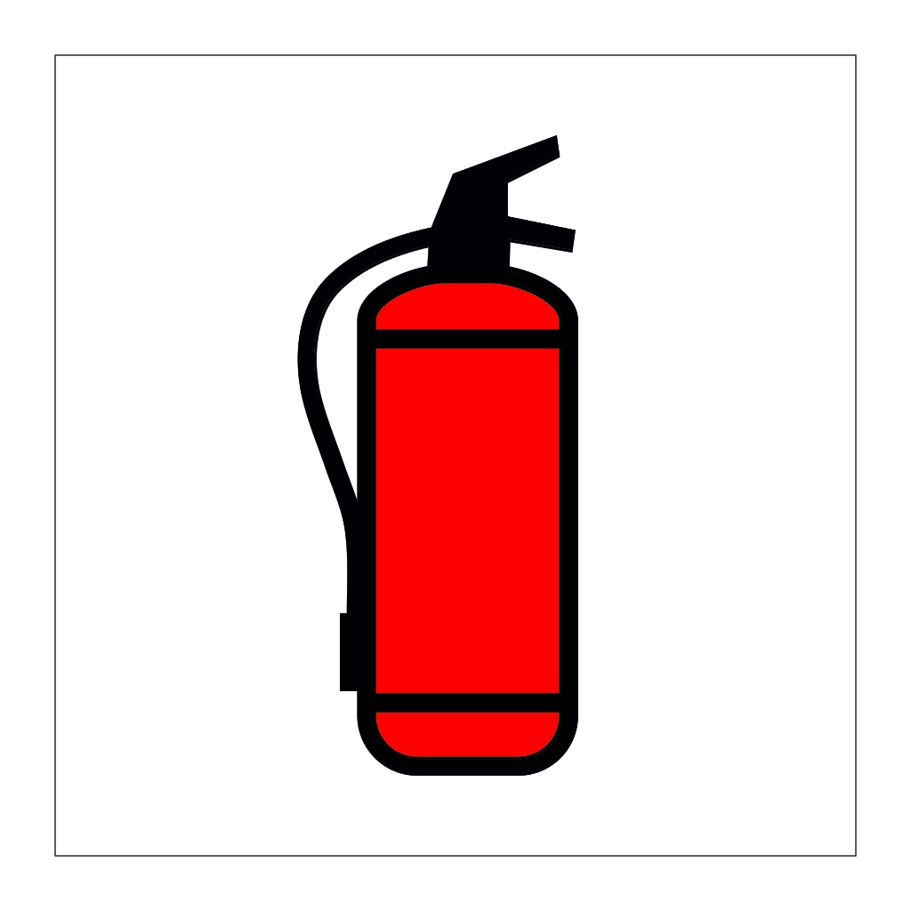 Portable fire extinguisher  (Marine Sign)