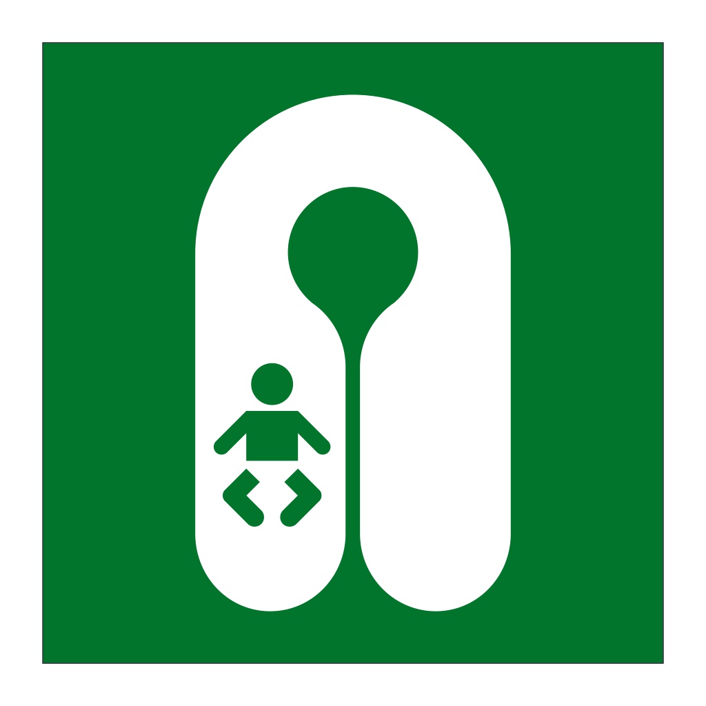 Infant Lifejacket symbol (Marine Sign)