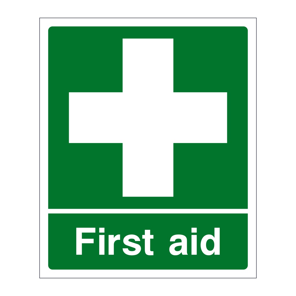 First aid sign