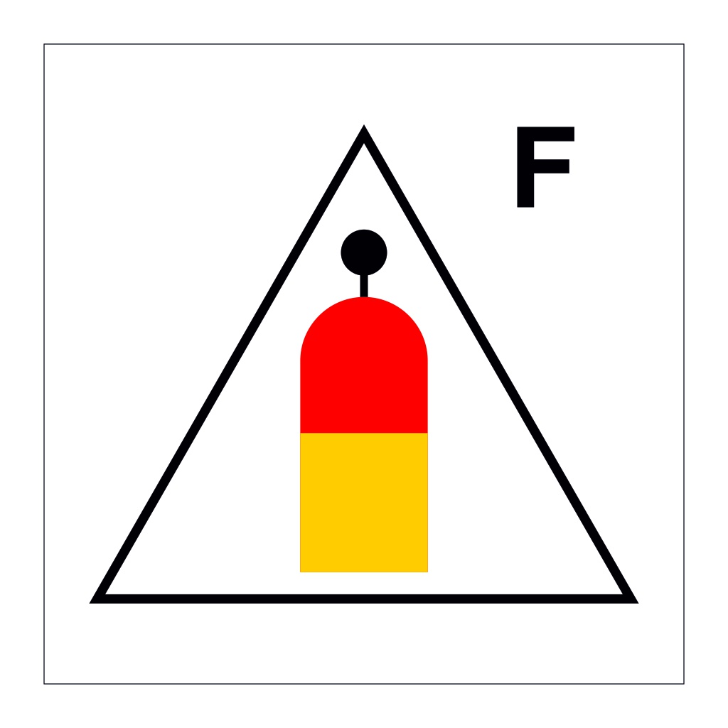 Foam remote release station (Marine Sign)