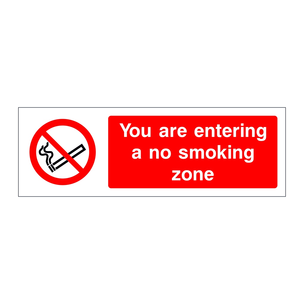 You are entering a no smoking zone