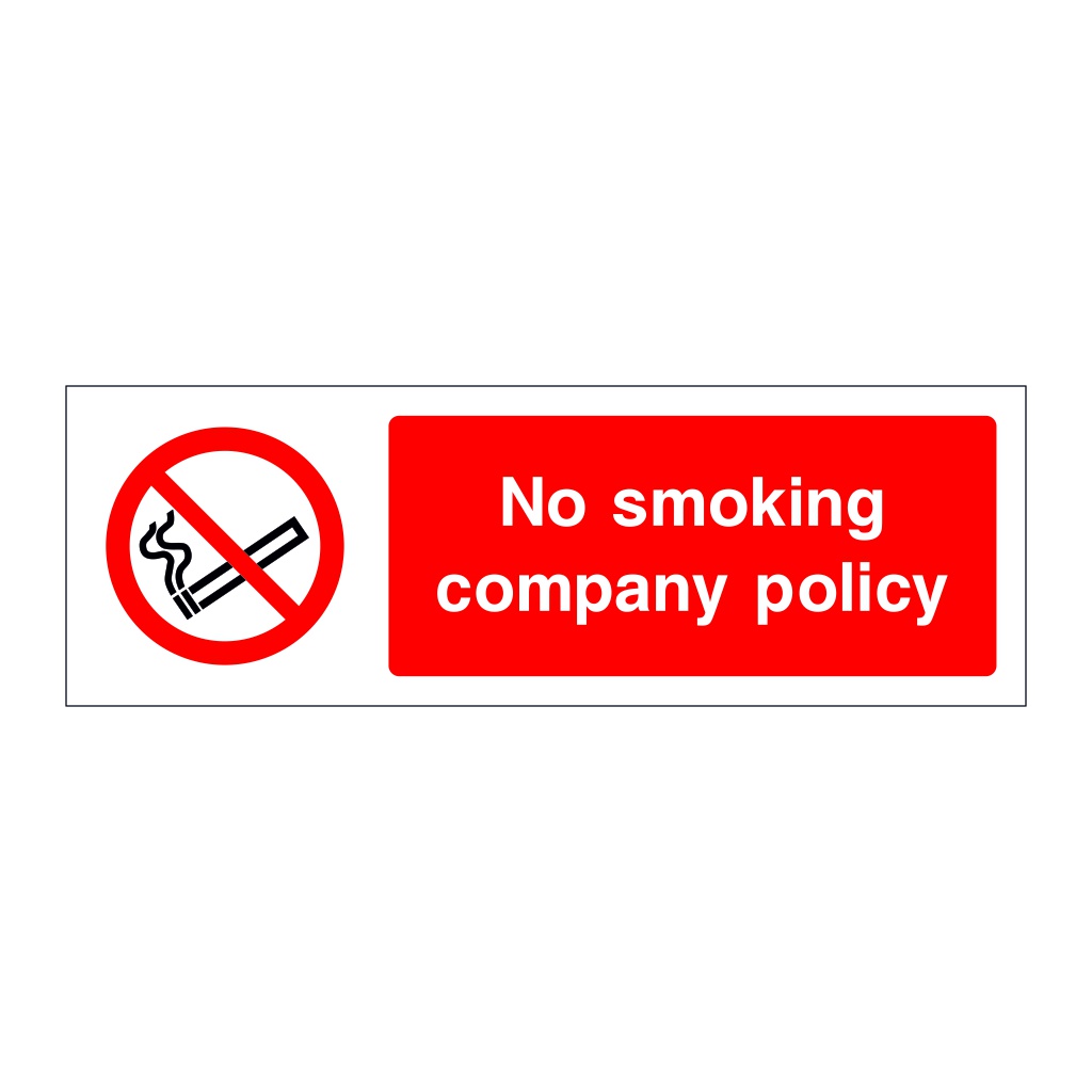 No smoking company policy