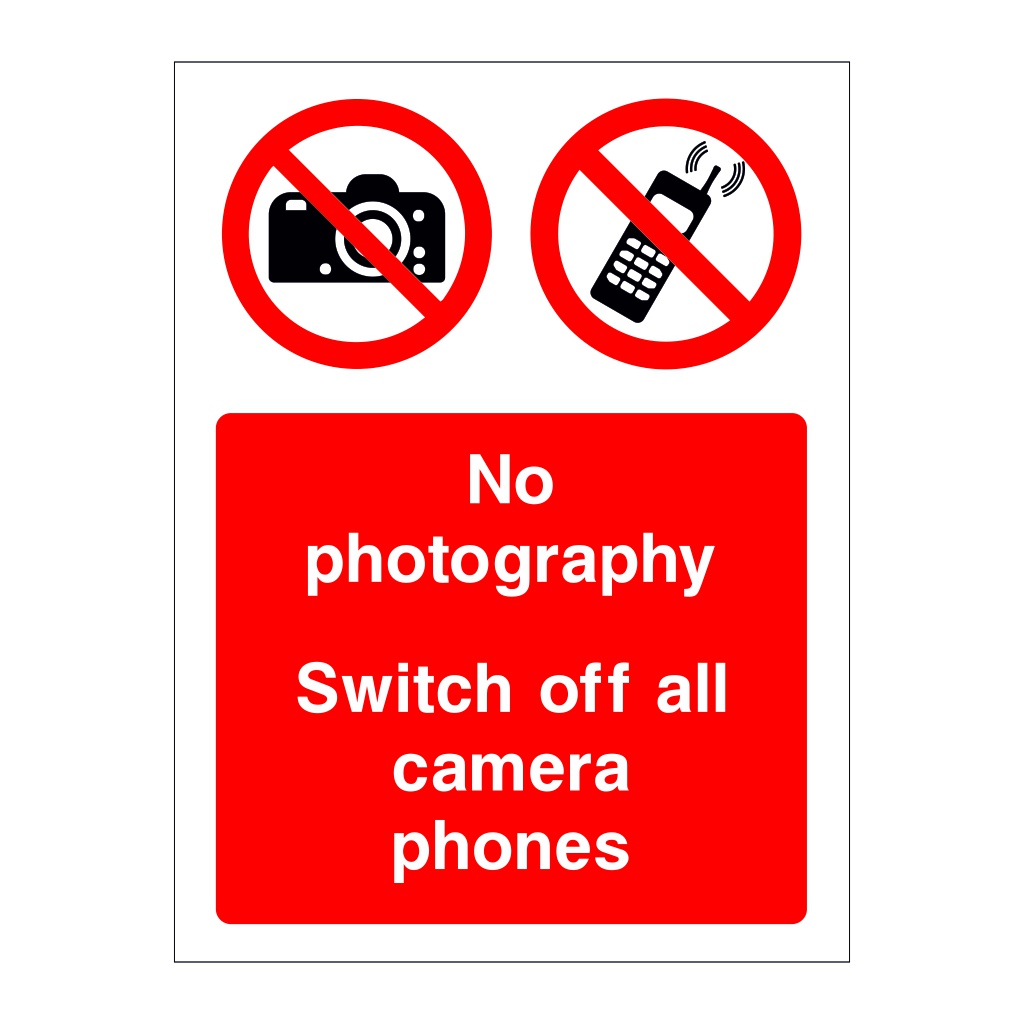 No photography switch off all camera phones