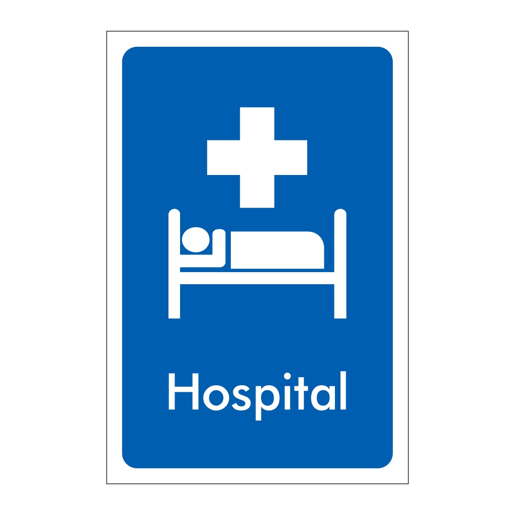 Hospital sign