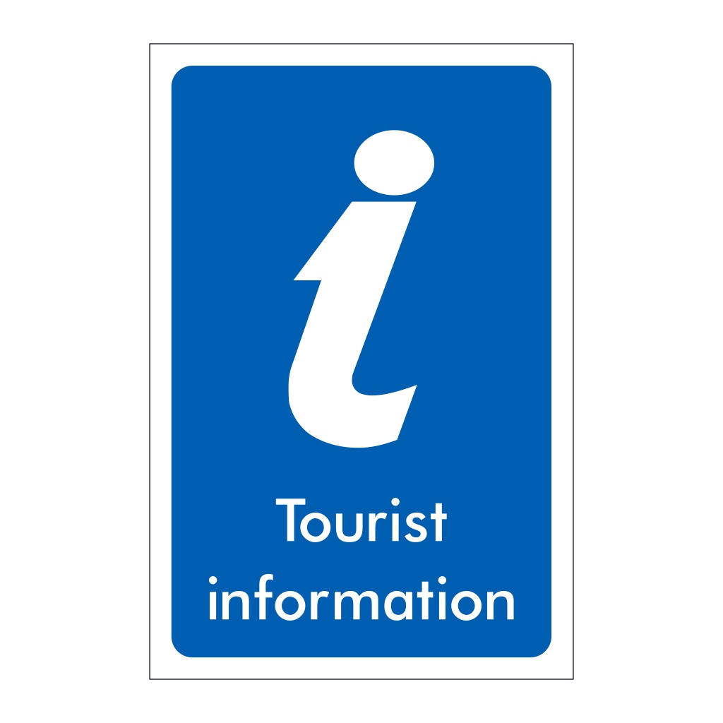 Tourist information sign