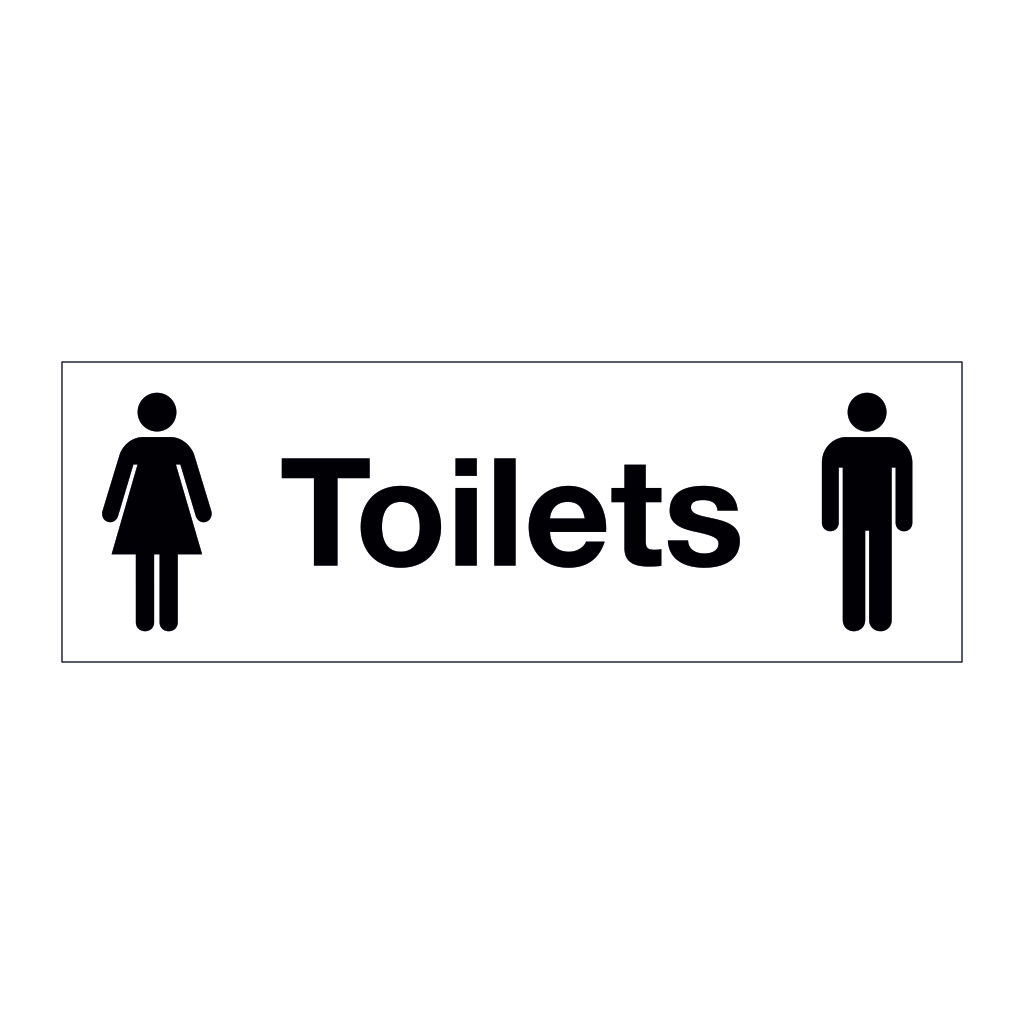 Toilets sign