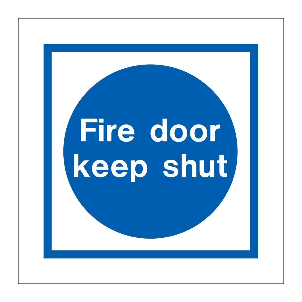 Fire door keep shut (Marine Sign)