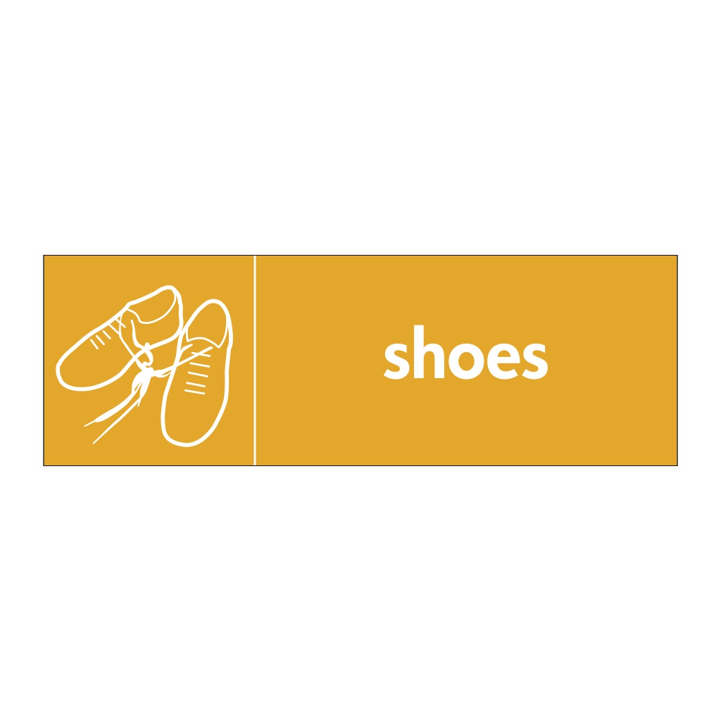 Shoes with icon sign
