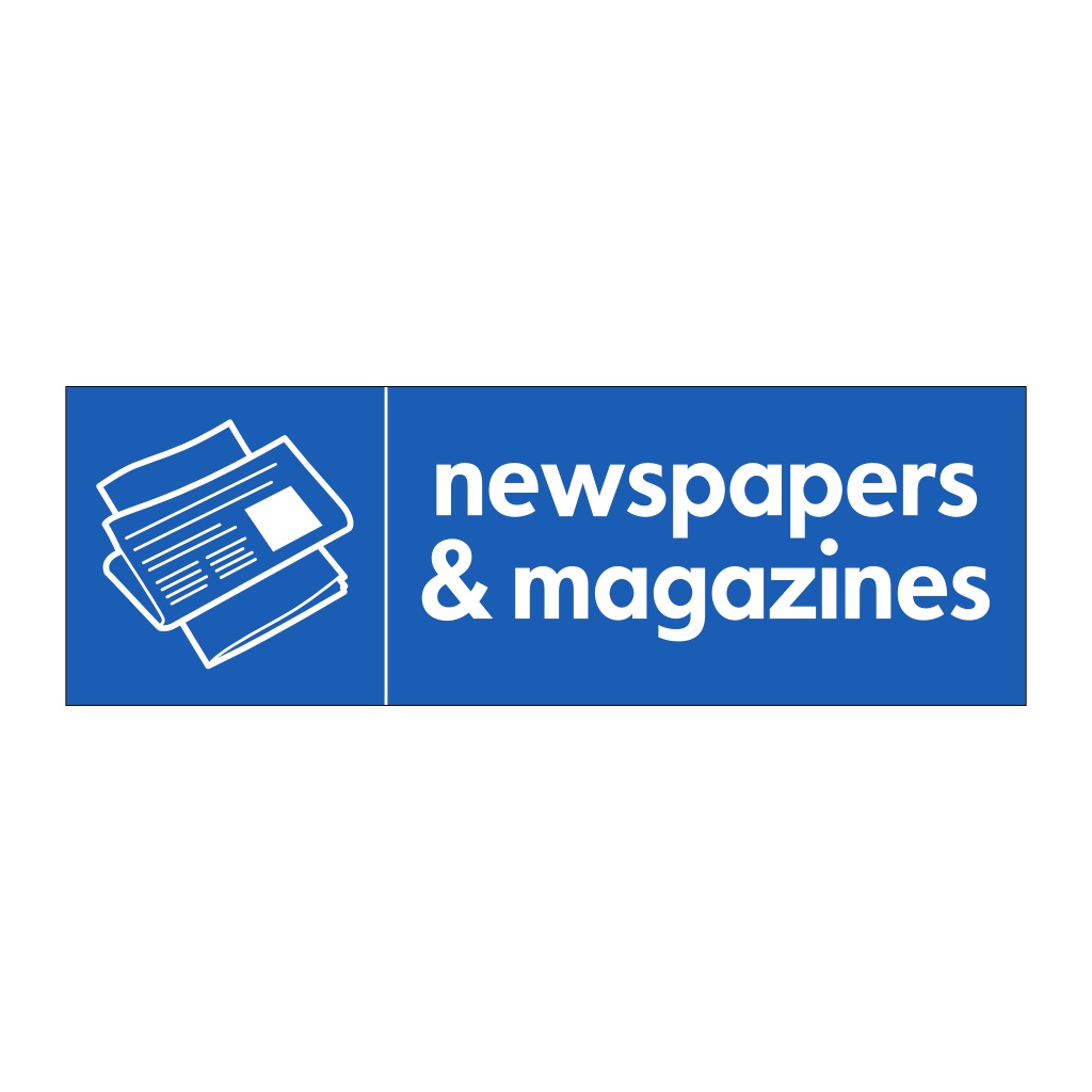 Newspaper & magazines with icon