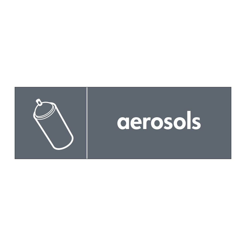 Aerosols with icon sign