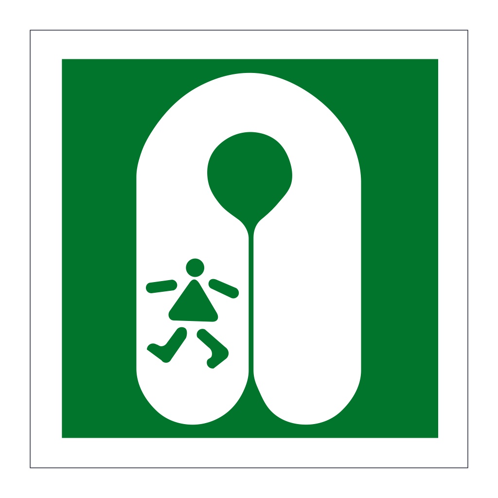 Childs lifejacket symbol (Marine Sign)