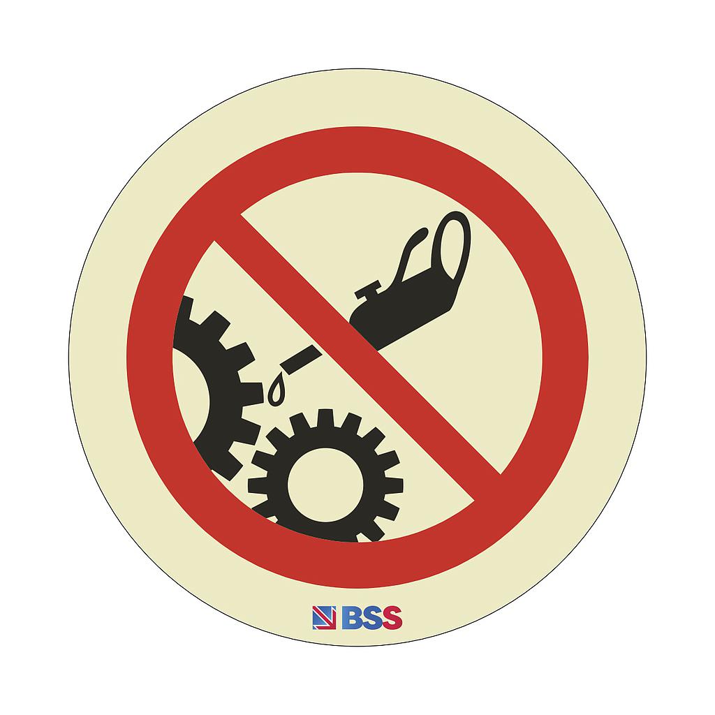 Do not clean or oil moving machinery labels (Sheet of 18)