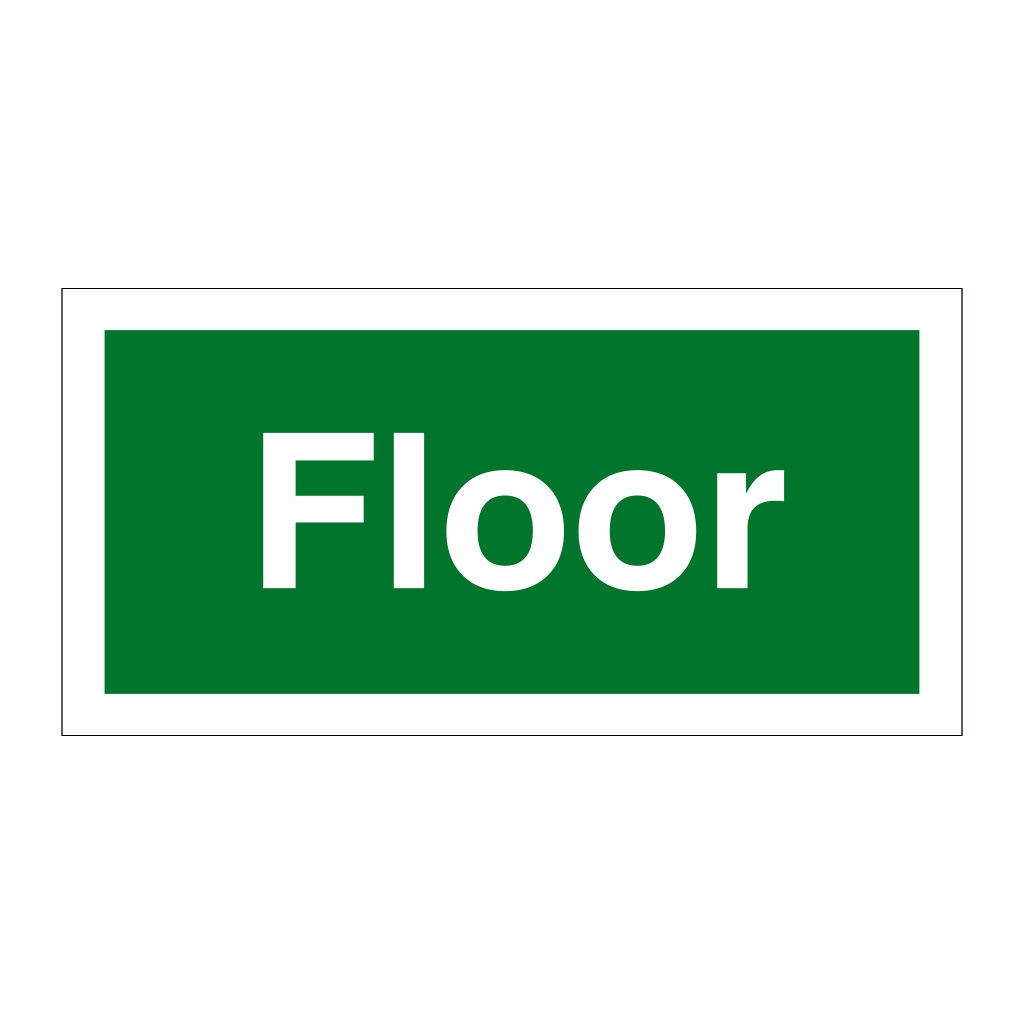 Floor sign