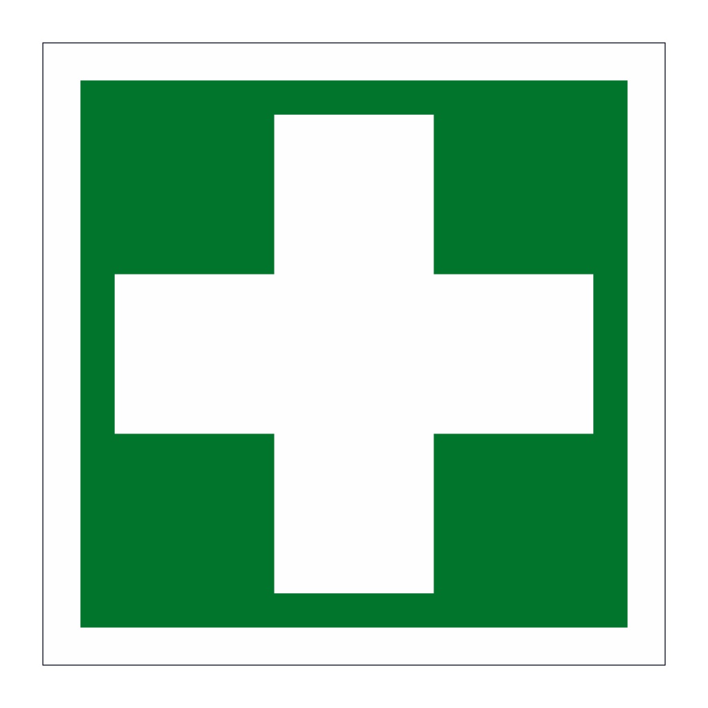 First Aid symbol sign