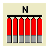 Nitrogen fixed fire extinguishing battery (Marine Sign)