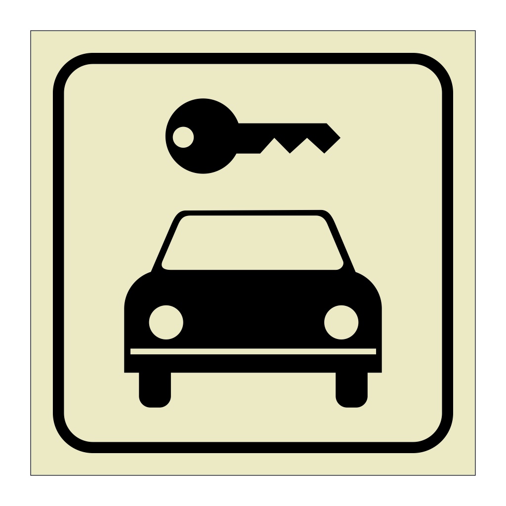 Car hire (Marine Sign)