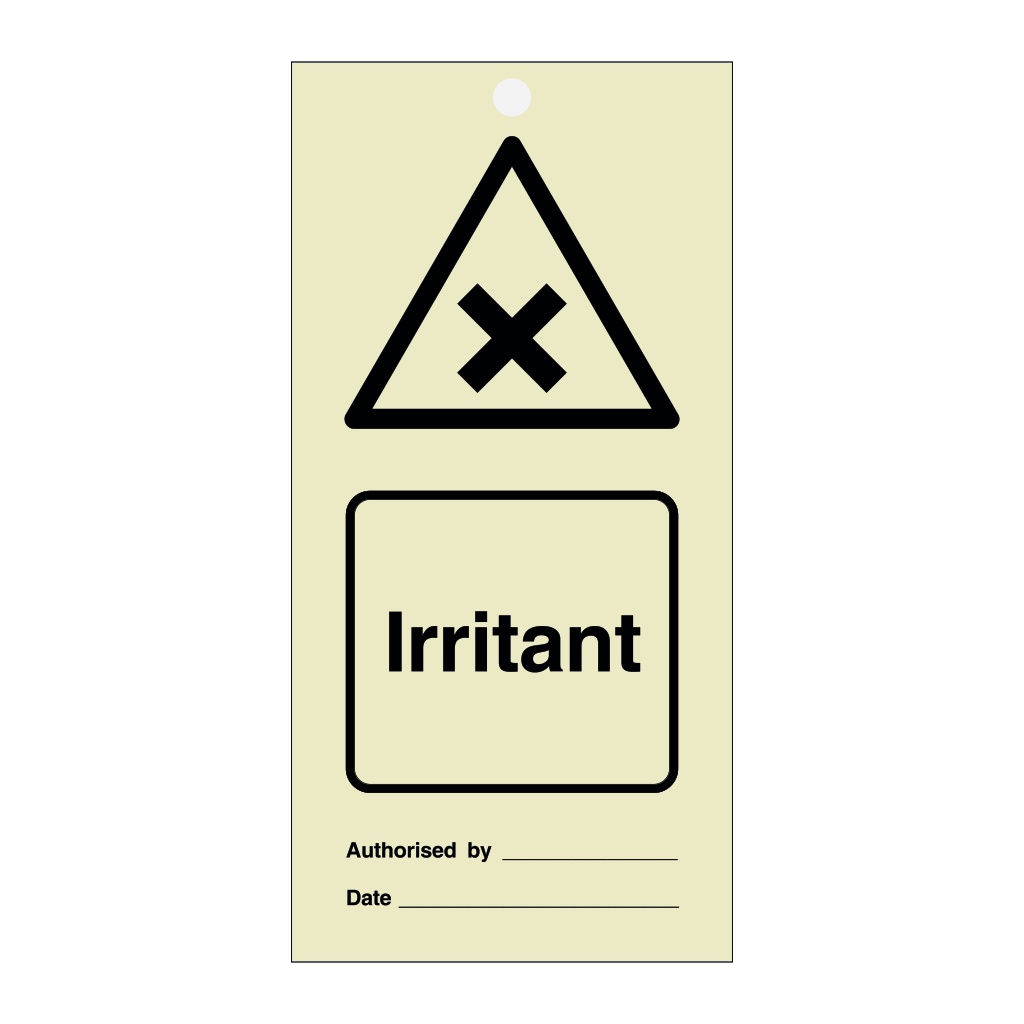 Irritant tie tag Pack of 10 (Marine Sign)