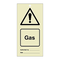 Gas tie tag Pack of 10 (Marine Sign)
