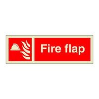 Fire flap (Marine Sign)
