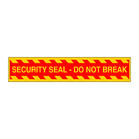 Security Seal Do Not Break (Marine Sign)
