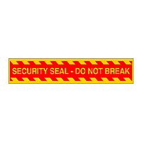 Security seal Do not break (Marine Sign)