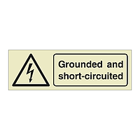 Grounded and short-circuited (Offshore Wind Sign)