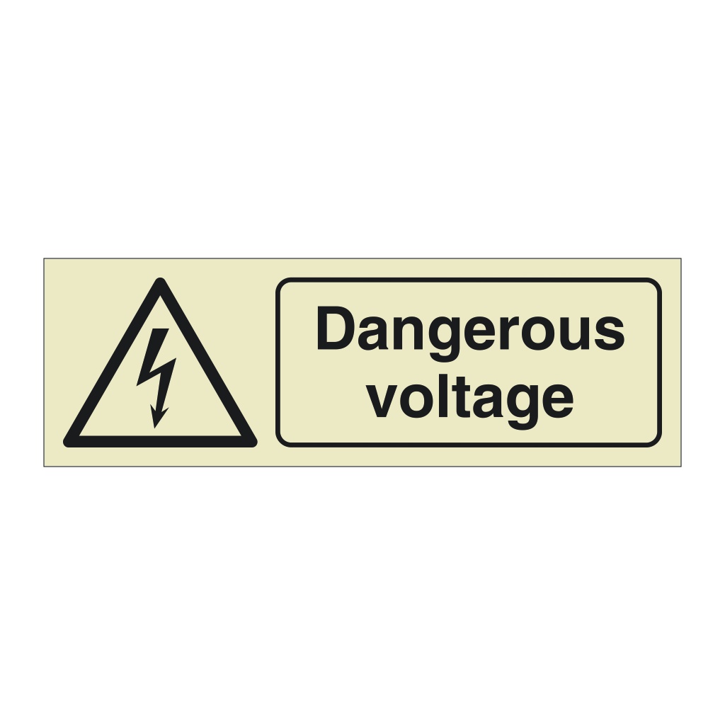 Dangerous Voltage (Offshore Wind Sign)