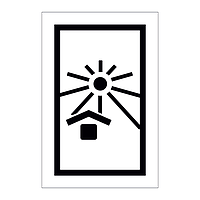 Keep away from sunlight (Marine Sign)