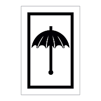 Keep away from rain (Marine Sign)