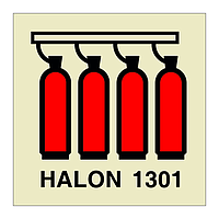 Halon 1301 Battery (Marine Sign)