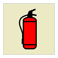 Portable fire extinguisher  (Marine Sign)