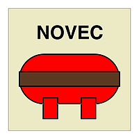 Novec fixed fire extinguishing installation (Marine Sign)