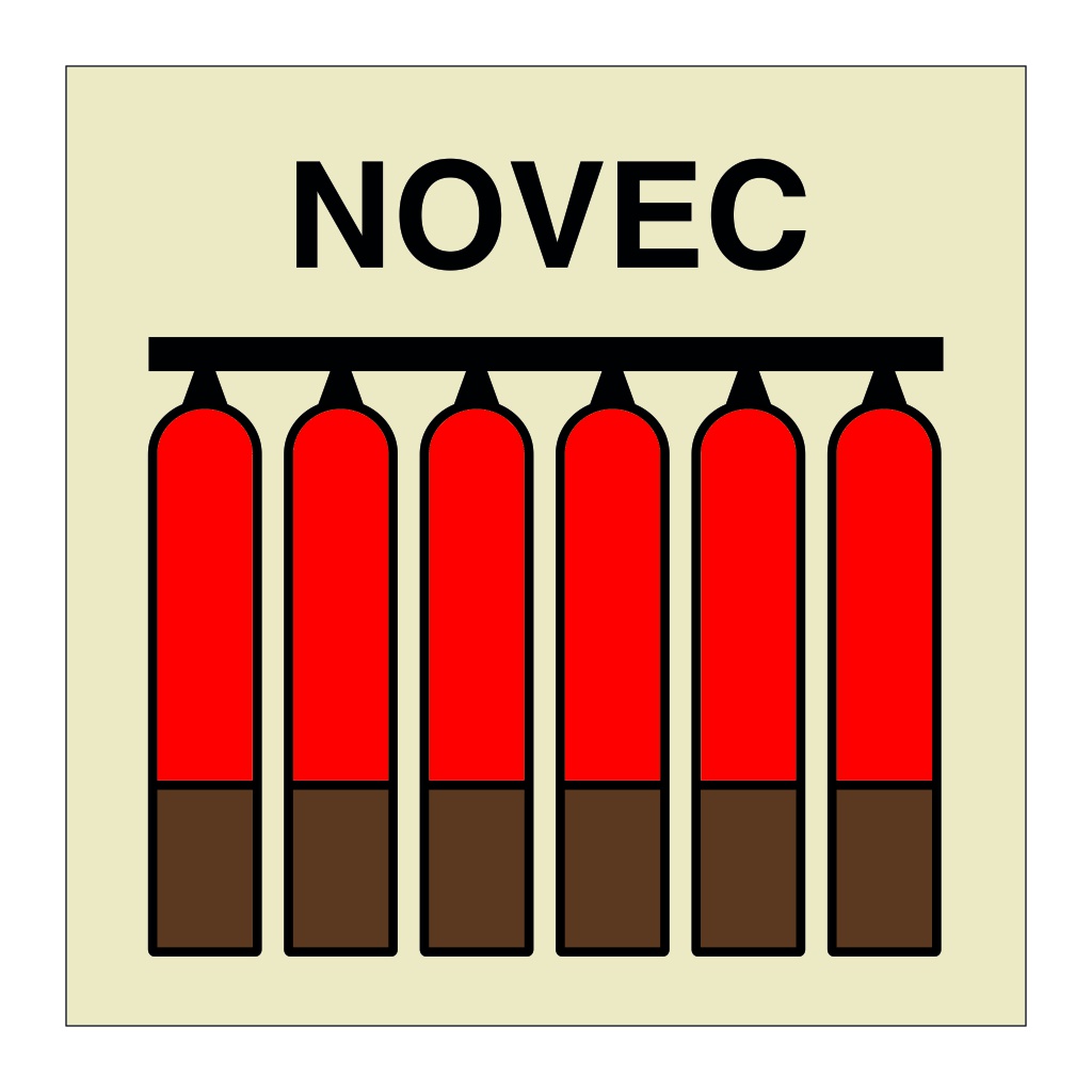 Novec fixed fire extinguishing battery (Marine Sign)