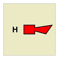 Halon horn (Marine Sign)